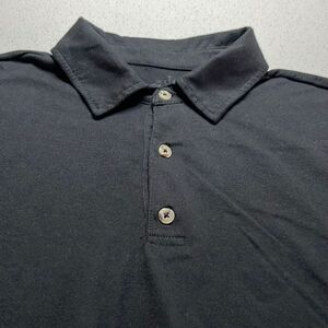 Fresh Clean Tees Black Performance Polo Mens Large